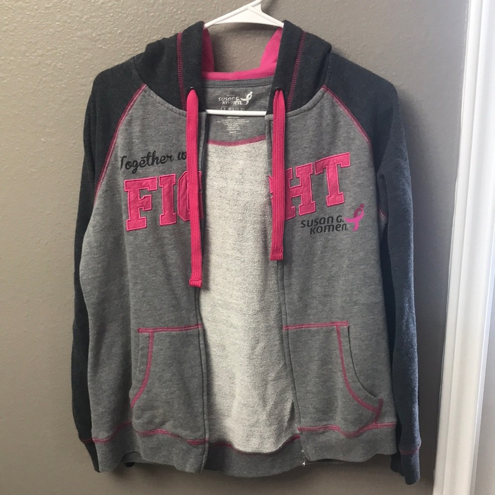 This is a Susan G. Komen jacket.